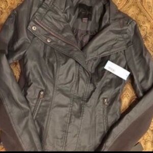 Faux Leather Jacket
